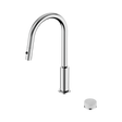 An image of Nero Tapware's Serenity Progressive Pull Out Kitchen Set With Carrara Handle Chrome