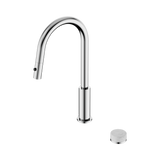 An image of Nero Tapware's Serenity Progressive Pull Out Kitchen Set With Carrara Handle Chrome