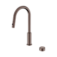 An image of Nero Tapware's Serenity Progressive Pull Out Kitchen Set With Metal Handle Brushed Bronze