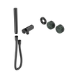 An image of Nero Tapware's Serenity Progressive Shower System With Verde Alpi Handle And Slim Shower Trim Kit Only Gun Metal