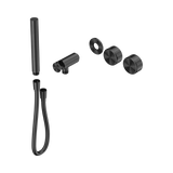 An image of Nero Tapware's Serenity Progressive Shower System With Metal Handle And Slim Shower Trim Kit Only Gun Metal