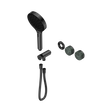 An image of Nero Tapware's Serenity Progressive Shower System With Verde Alpi Handle And Serenity Hand Shower Trim Kit Only Gun Metal