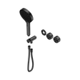 An image of Nero Tapware's Serenity Progressive Shower System With Metal Handle And Serenity Hand Shower Trim Kit Only Gun Metal