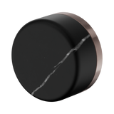 An image of Nero Tapware's Serenity Progressive Shower Mixer With Marquina Black Handle Brushed Bronze