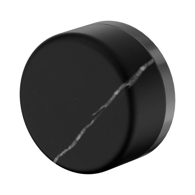 An image of Nero Tapware's Serenity Progressive Shower Mixer With Marquina Black Handle Gun Metal