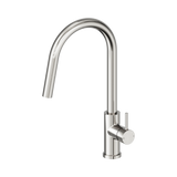 An image of Nero Tapware Dolce II Pull Out Sink Mixer Brushed Nickel