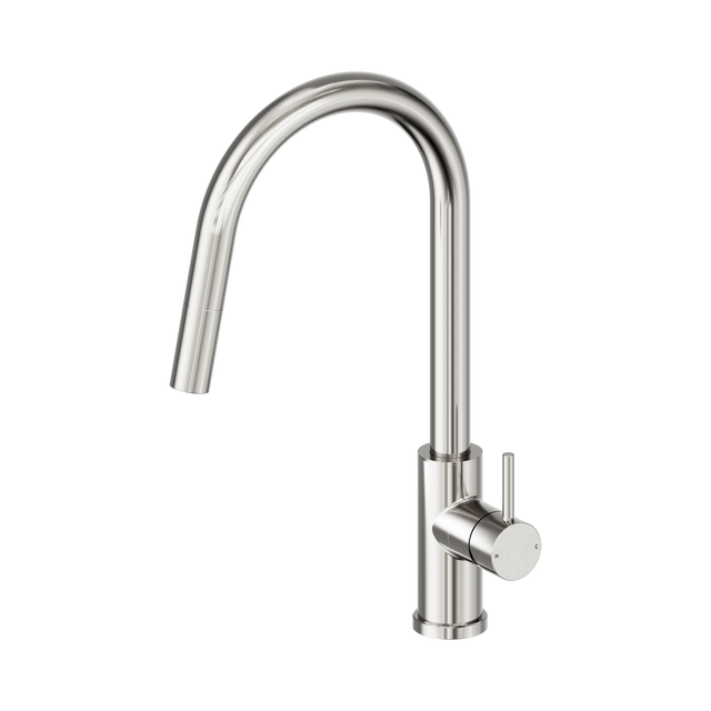 An image of Nero Tapware Dolce II Pull Out Sink Mixer Brushed Nickel