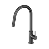 An image of Nero Tapware Dolce II Pull Out Sink Mixer Gun Metal