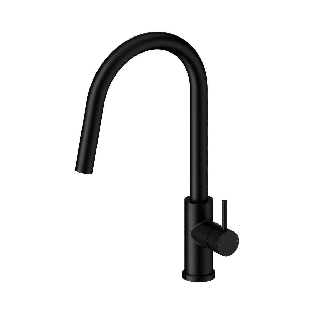 An image of Nero Tapware Dolce II Pull Out Sink Mixer Matte Black