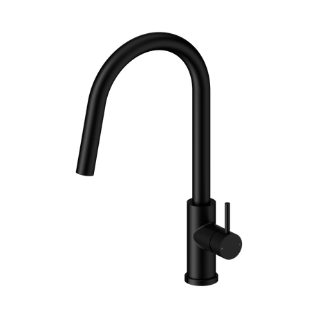 An image of Nero Tapware Dolce II Pull Out Sink Mixer Matte Black