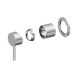 An image of Nero Tapware Dolce II Shower Mixer Trim Kits ONLY Brushed Nickel