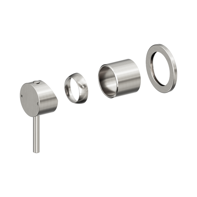 An image of Nero Tapware Dolce II Shower Mixer Trim Kits ONLY Brushed Nickel