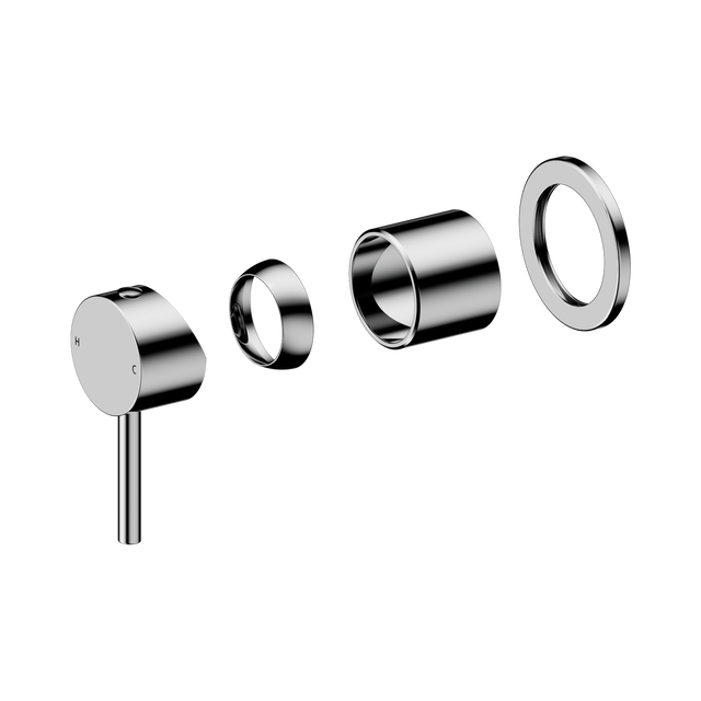 An image of Nero Tapware Dolce II Shower Mixer Trim Kits ONLY Chrome