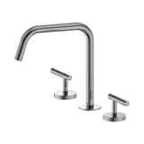 An image of Nero Tapware Mecca Bath/Kitchen Set Edge Spout II Chrome