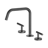 An image of Nero Tapware Mecca Bath/Kitchen Set Edge Spout II Gun Metal