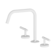 An image of Nero Tapware Mecca Bath/Kitchen Set Edge Spout II Matte White