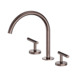 An image of Nero Tapware Mecca Bath/Kitchen Set Arc Spout Brushed Bronze