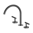 An image of Nero Tapware Mecca Bath/Kitchen Set Arc Spout Gun Metal