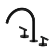 An image of Nero Tapware Mecca Bath/Kitchen Set Arc Spout Matte Black