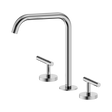 An image of Nero Tapware Mecca Bath/Kitchen Set Edge Spout Chrome
