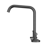 An image of Nero Tapware Mecca Bath/Kitchen Set Edge Spout Gun Metal