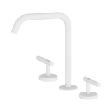 An image of Nero Tapware Mecca Bath/Kitchen Set Edge Spout Matte White