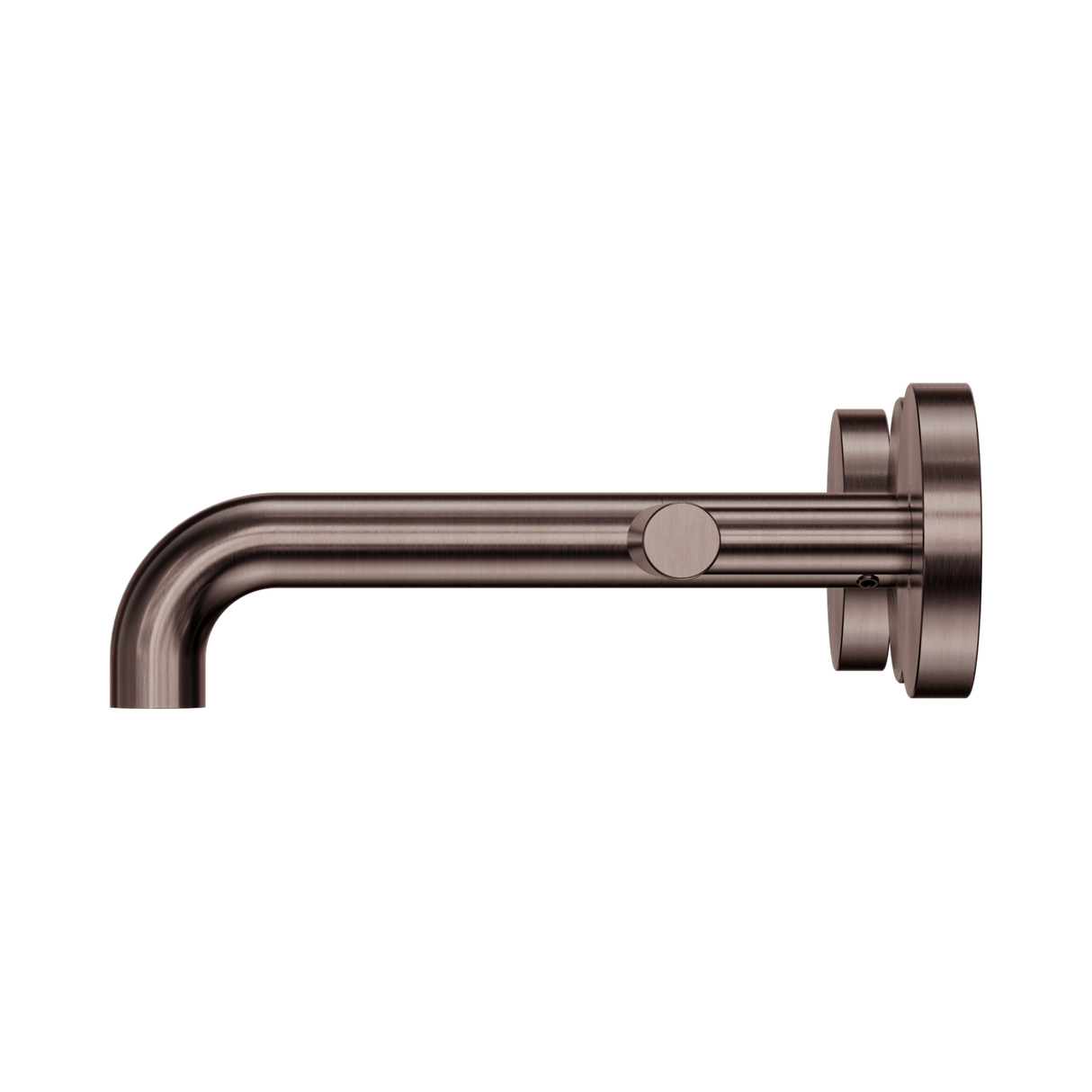An image of Nero Tapware Mecca Wall Basin/Bath Set 160mm Spout Brushed Bronze