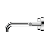 An image of Nero Tapware Mecca Wall Basin/Bath Set 160mm Spout Chrome