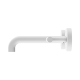 An image of Nero Tapware Mecca Wall Basin/Bath Set 160mm Spout Matte White