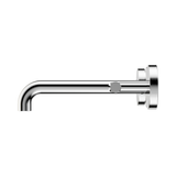 An image of Nero Tapware Mecca Wall Basin/Bath Set 185mm Spout Chrome