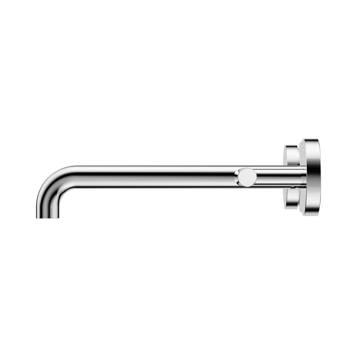 An image of Nero Tapware Mecca Wall Basin/Bath Set 220mm Spout Chrome