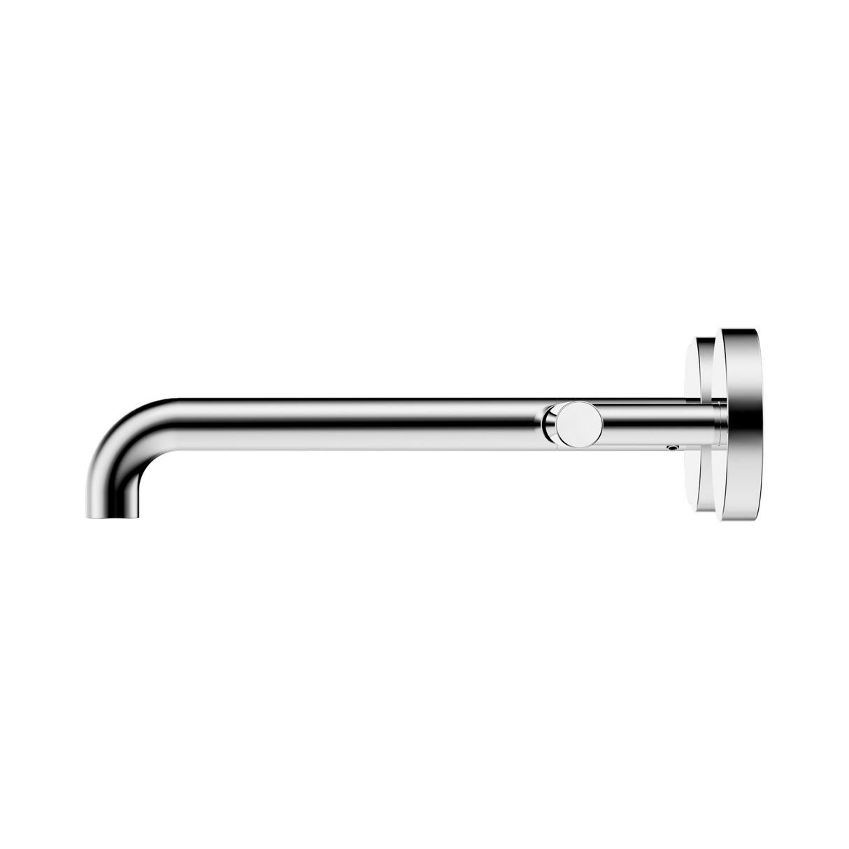 An image of Nero Tapware Mecca Wall Basin/Bath Set 220mm Offset Spout Chrome
