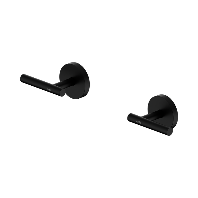 An image of Nero Tapware Mecca Wall Top Assemby Matte Black