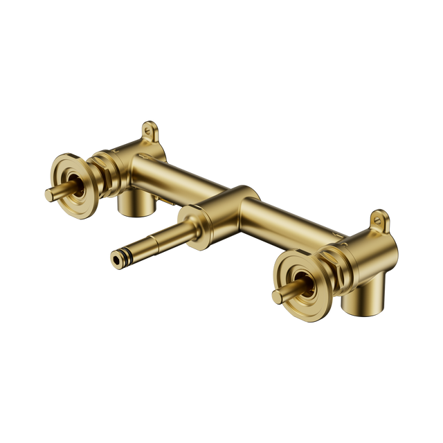 An image of Nero Tapware Mecca Wall Basin Set Body Only