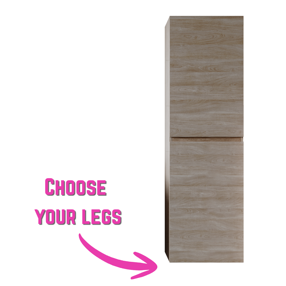 Lincoln Tallboy 450mm On Legs Platinum Collection