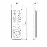 Caroma Urbane II Bidet Cleanflush Invisi Series II Wall Faced Toilet Suite (with GermGard)