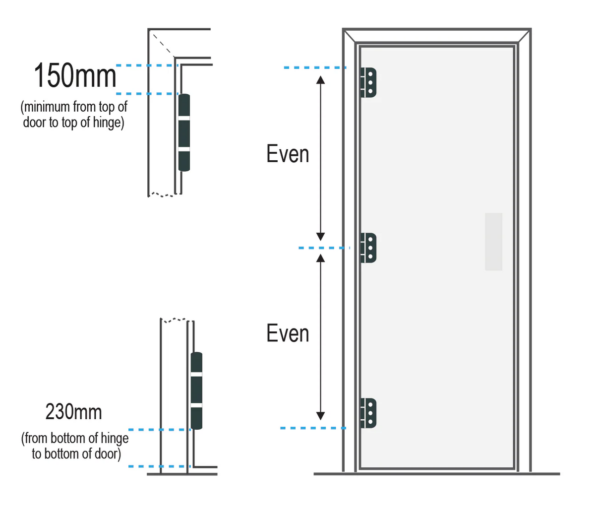OAK Moulded Panel Woodgrain Hollowcore Door