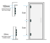 OAK Moulded Panel Woodgrain Hollowcore Door