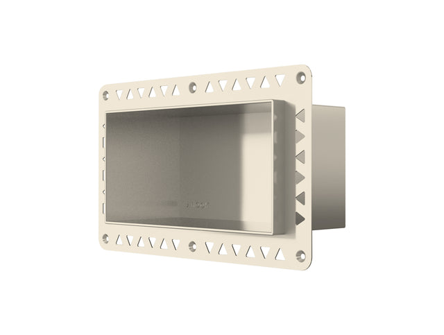 An image of Foot Anook® Shower Niche Brushed Nickel 
