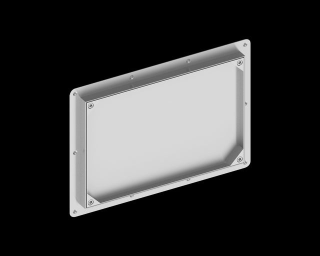 An image of Bermuda Tile Insert Bath Access Panel Stainless Steel