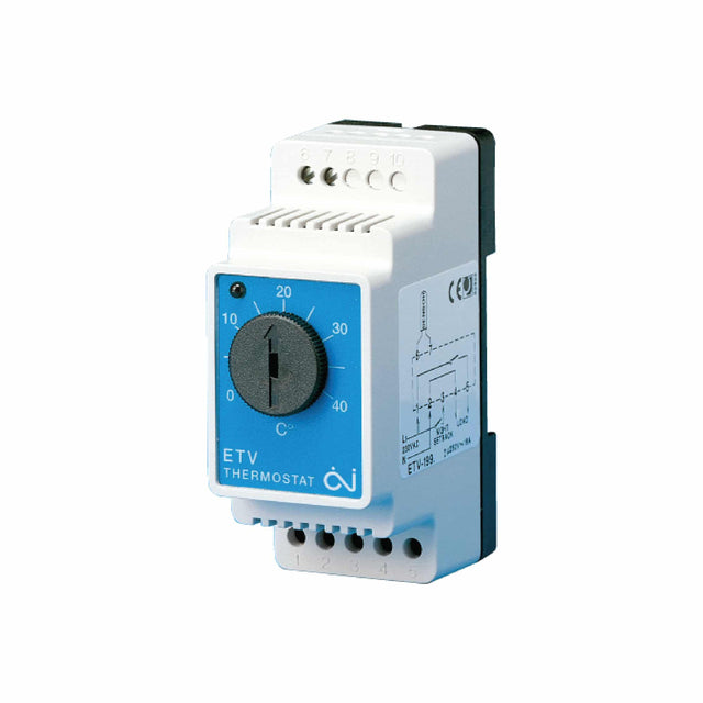 Thermotouch DIN Mounted Manual Thermostat 16A Max Load