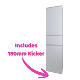 Fraser Tallboy 400mm Floor Standing Platinum Collection