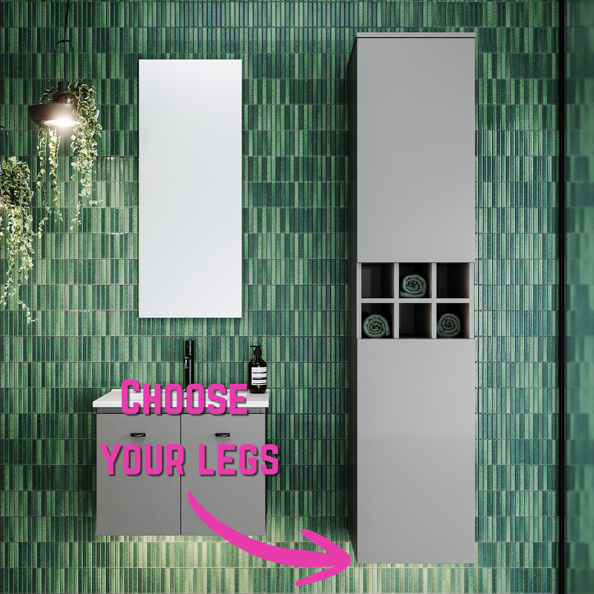 St Clair Tallboy 400mm On Legs Gold Collection