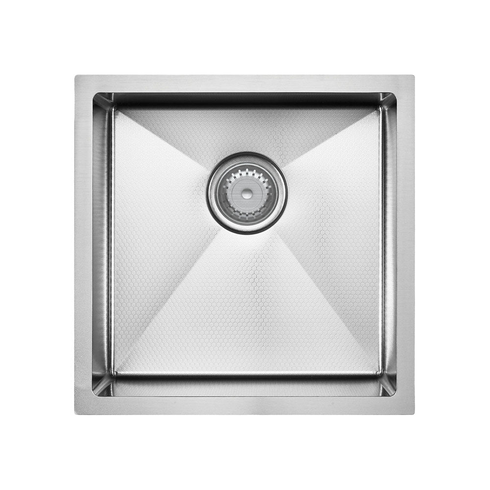 Hana Anti-Scratch 32L Single Kitchen Sink Kit, Stainless Steel