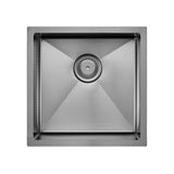 Hana Anti-Scratch 32L Single Kitchen Sink Kit, PVD Gun Metal