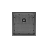 Hana 32L Single Kitchen Sink, PVD Carbon Metal