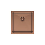Hana 32L Single Kitchen Sink, Brushed Copper