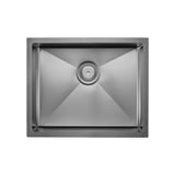 Hana Anti-Scratch 40L Single Kitchen Sink, PVD Gun Metal