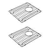 Hana 27L/27L Double Kitchen Sink Kit, PVD Carbon Metal