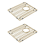 Hana 27L/27L Double Kitchen Sink Kit, PVD Rugged Brass